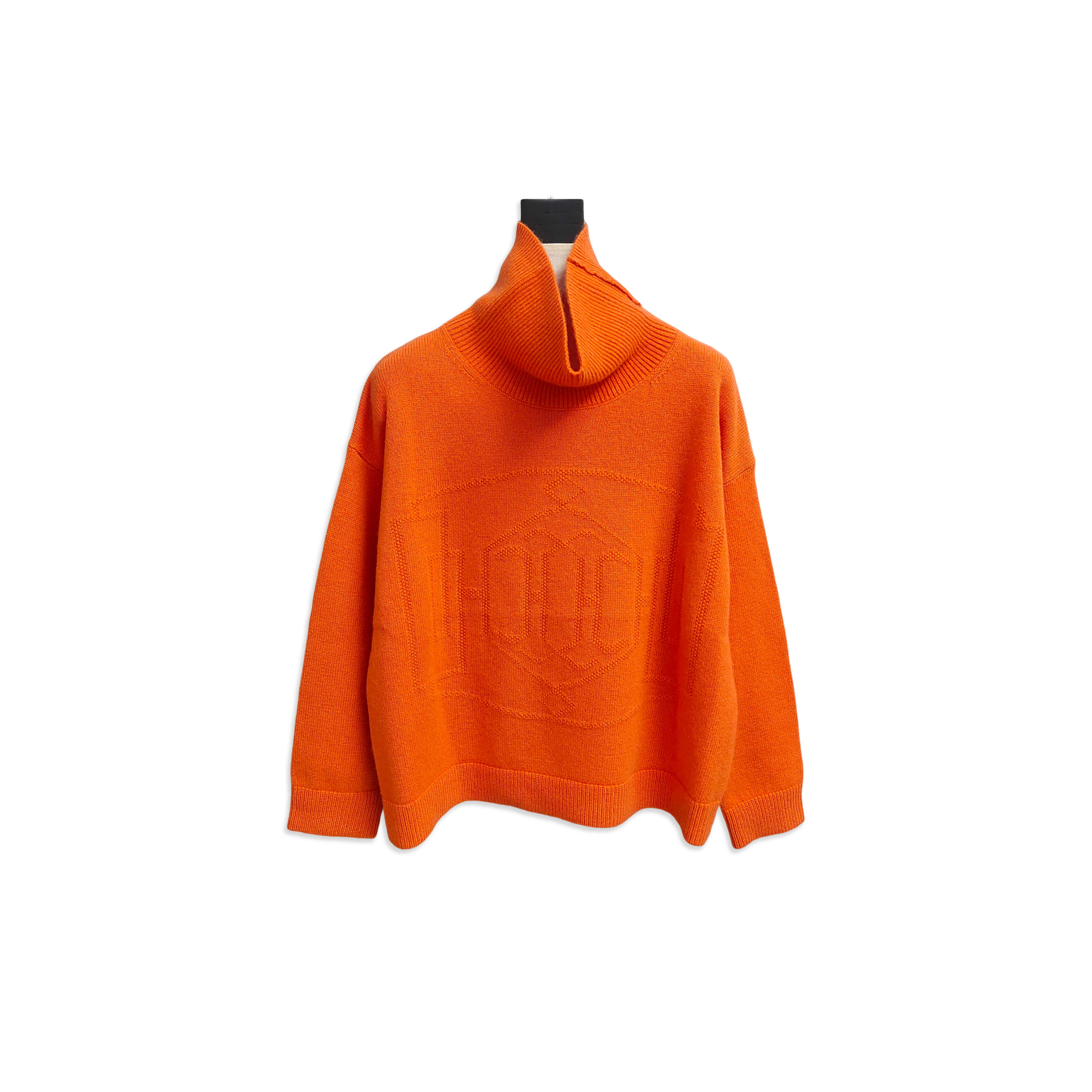 HERMES H LIFT LONG-SLEEVE SWEATER H5H2622D1IG40